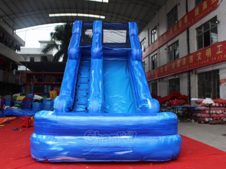 blue marble water slide