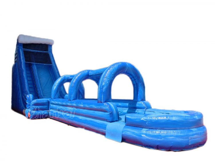 inflatable water slide and slip n slide combo
