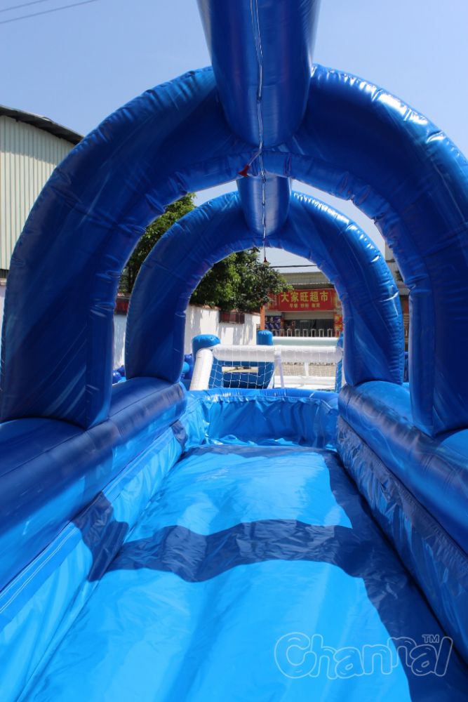 Water Slide Slip N Slide Combo Channal Inflatables