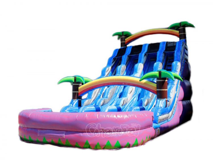 3 lane inflatable water slide for sale