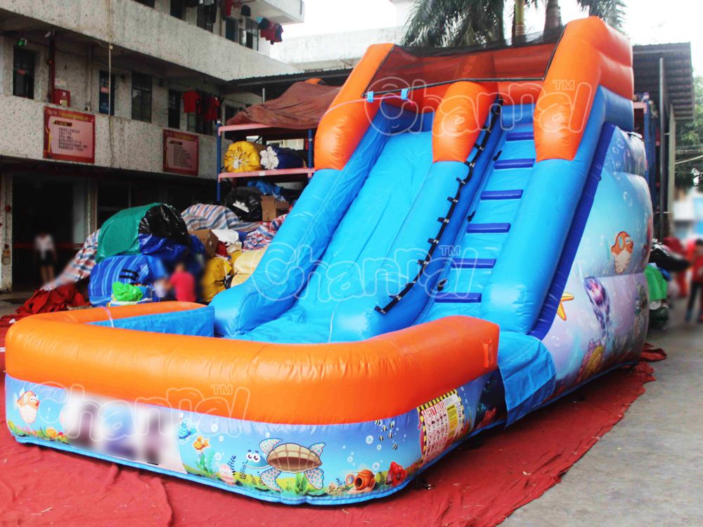 Children's Blow Up Water Slide Channal Inflatables
