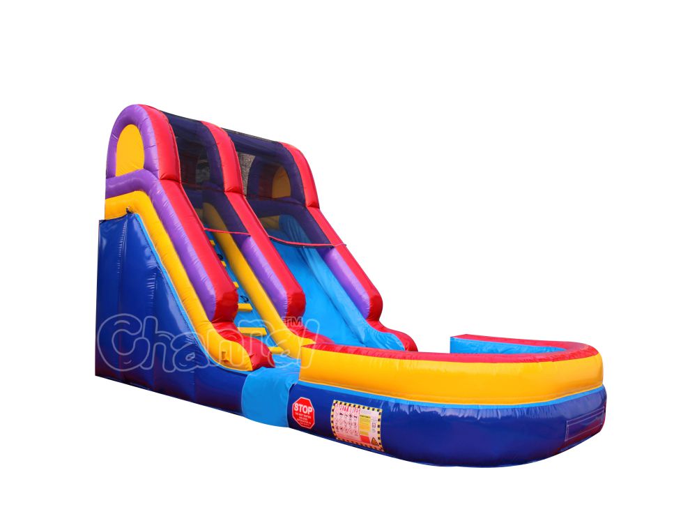 w/ 2 D rings for Inflatable Slides and Obstacles 4 15' Water Slide 2" Straps 