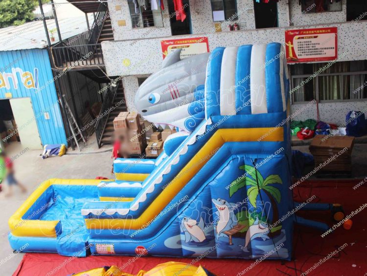 big tooth shark waterslide