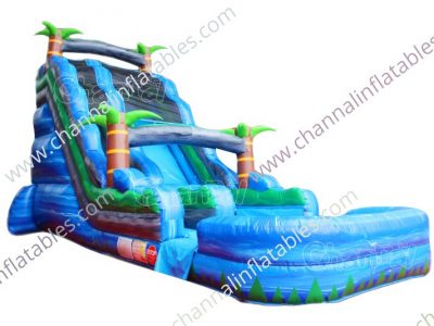 22 ft tropical inflatable water slide