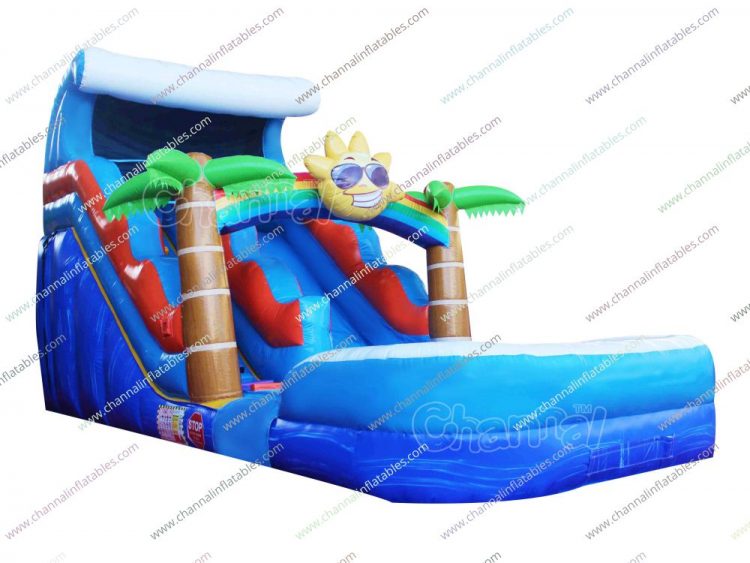 sunshine ocean inflatable water slide
