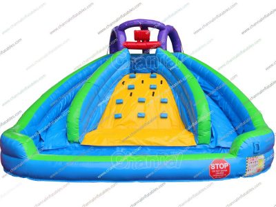 splash island inflatable water slide