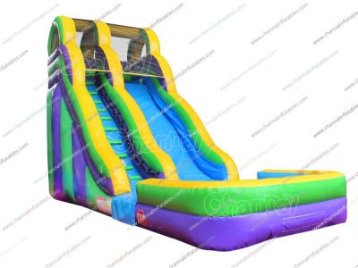 tricolor water slide