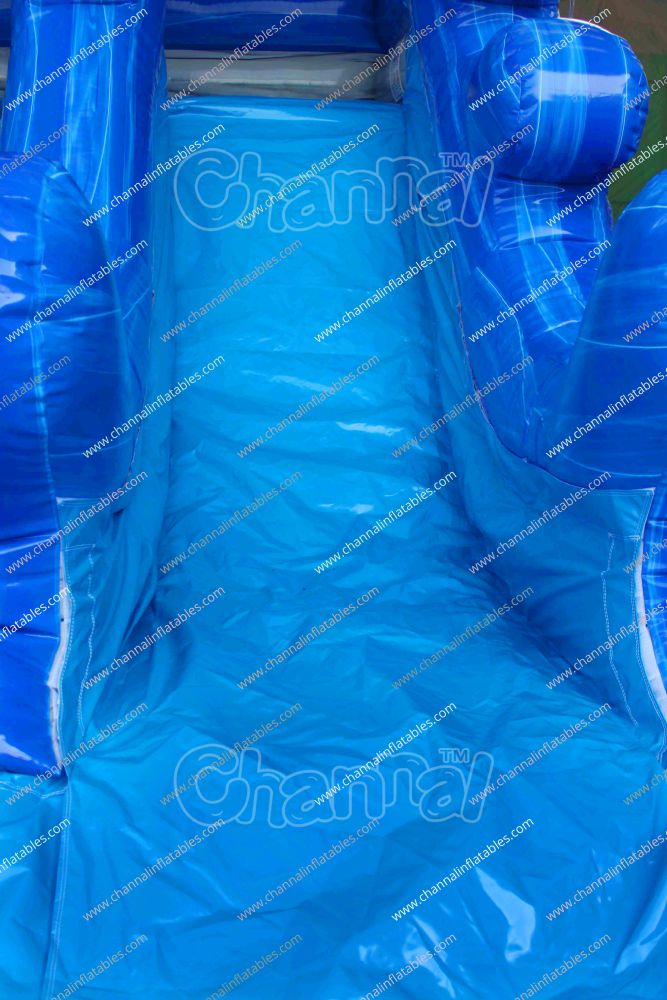 Blue Waves Water Slide - Channal Inflatables