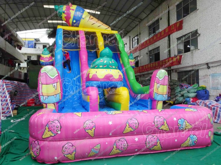 ice cream water slide (pink)