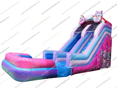 lol surprise inflatable water slide