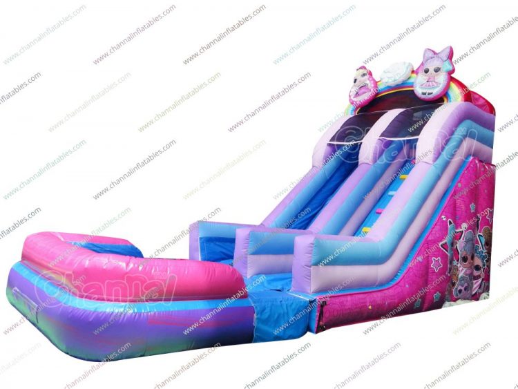 LOL Surprise Inflatable Water Slide Channal Inflatables