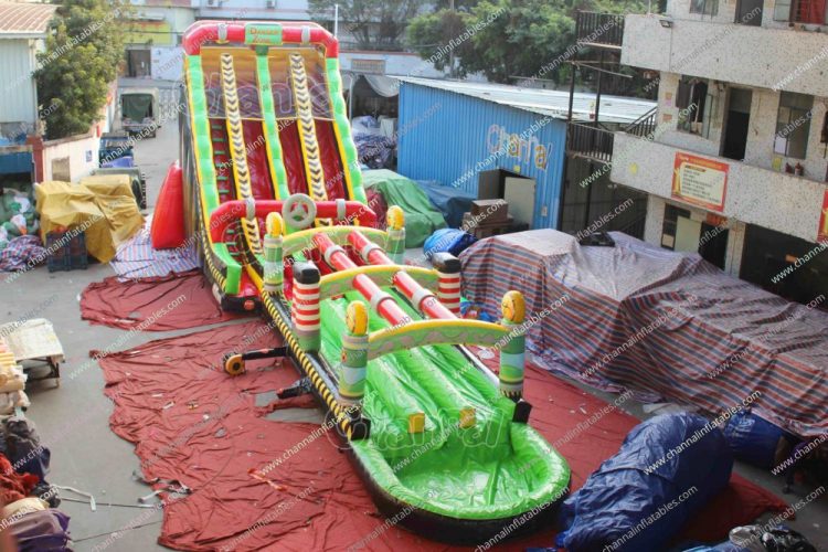 danger zone giant water slide