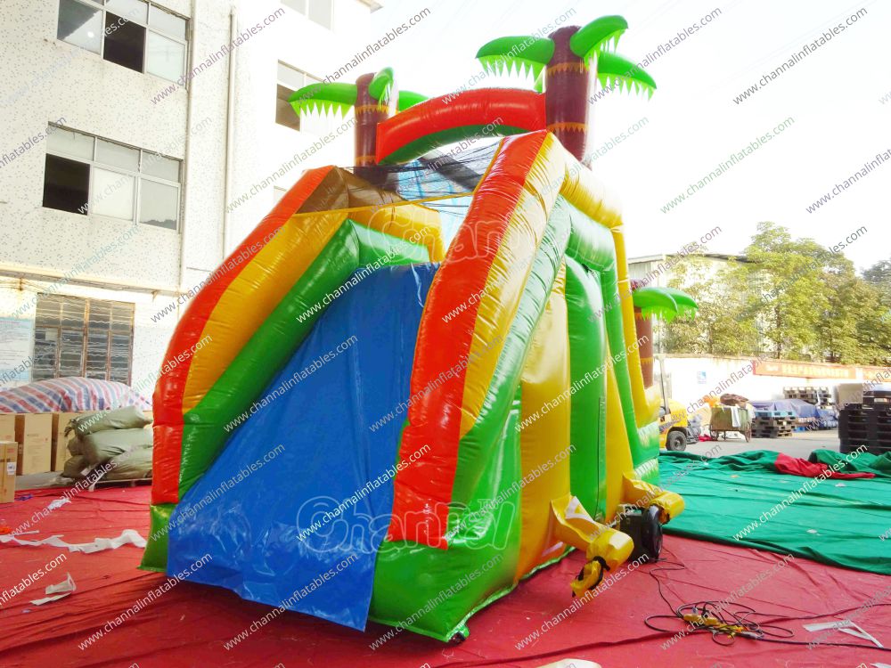Jungle Pool Slide Channal Inflatables