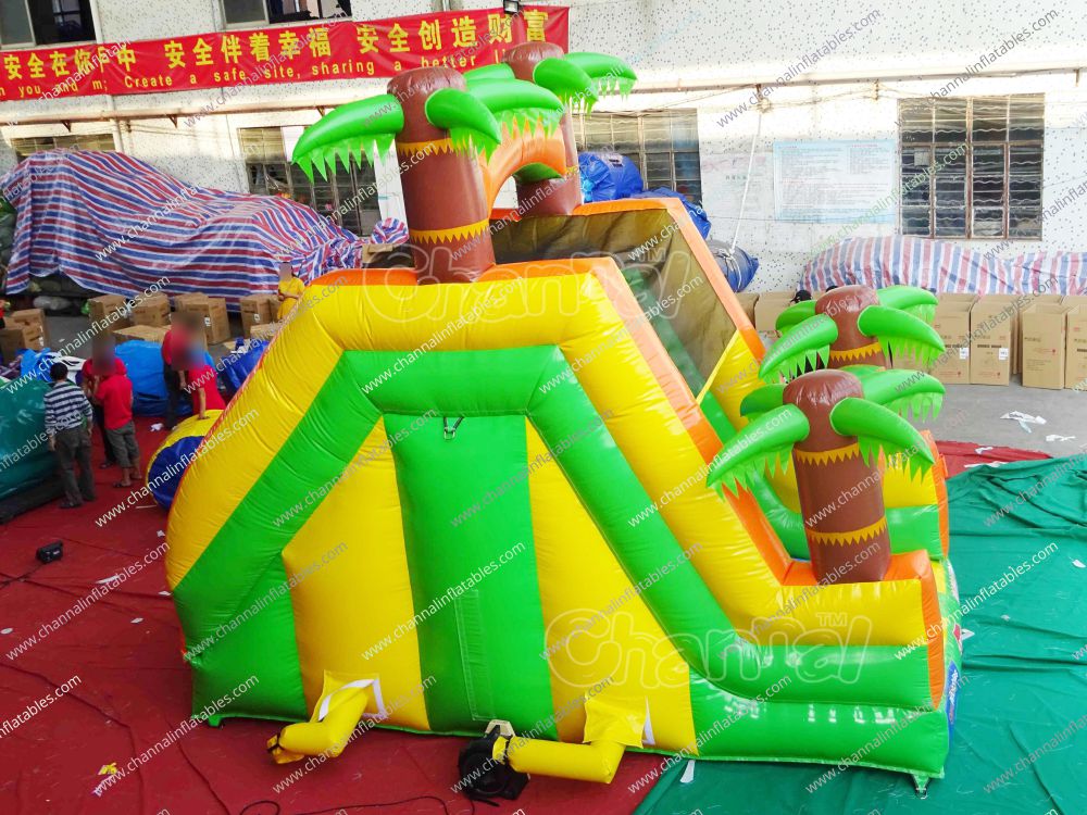 Jungle Pool Slide Channal Inflatables