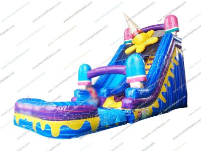 ice pop inflatable water slide