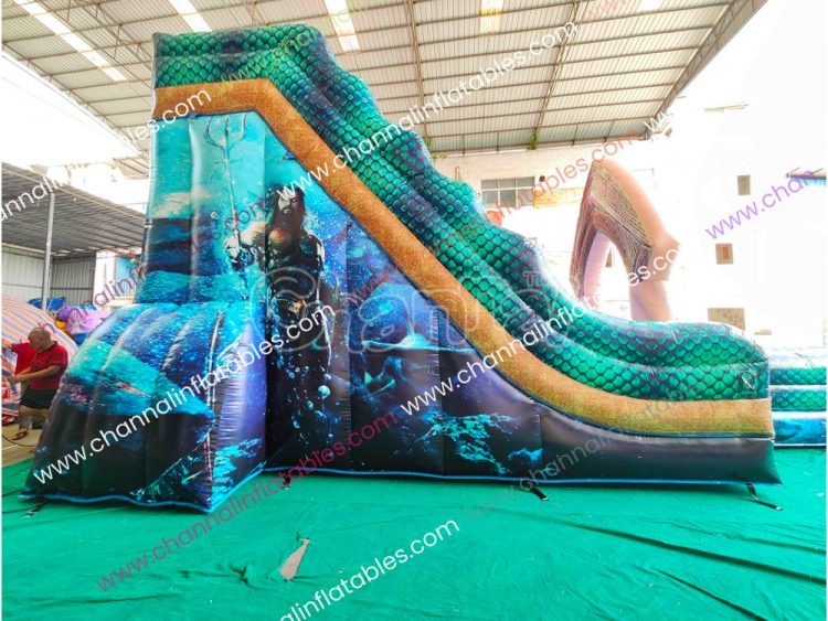 Aquaman superhero water slide