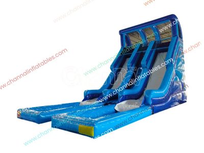 24 ft dual inflatable water slide