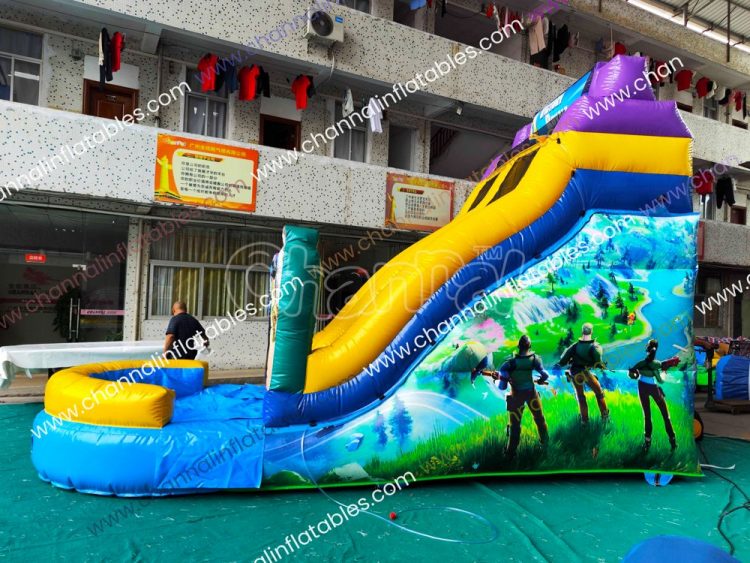 fortnite victory royale water slide