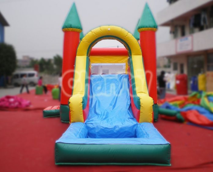 small pool of bouncy castle
