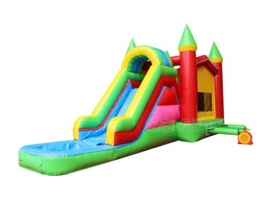 little castle inflatable water combo