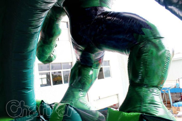 inflatable hulk's feet