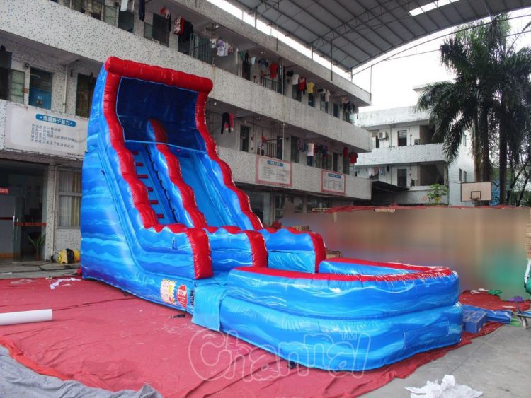 commercial inflatable water slide