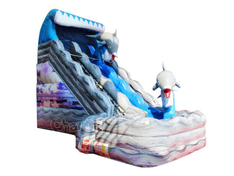 sea waves inflatable water slide