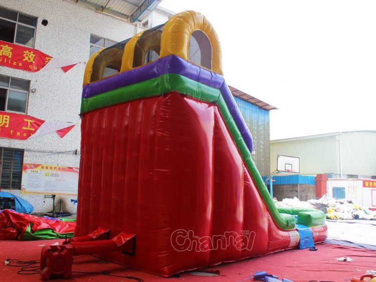 little water slide backview