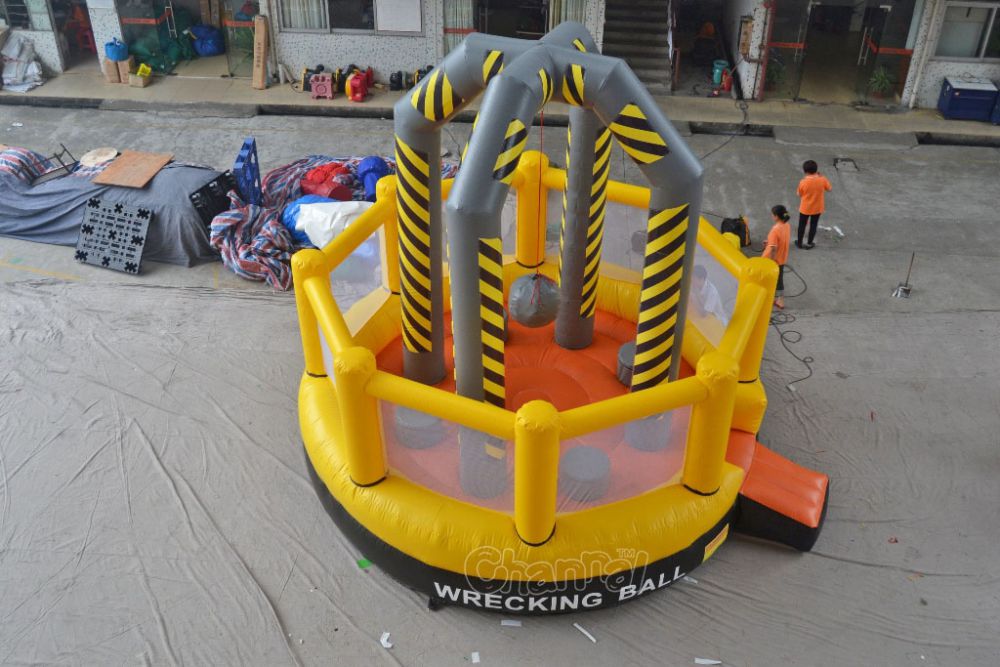 Human Demolition Ball Inflatable Game - Channal Inflatables