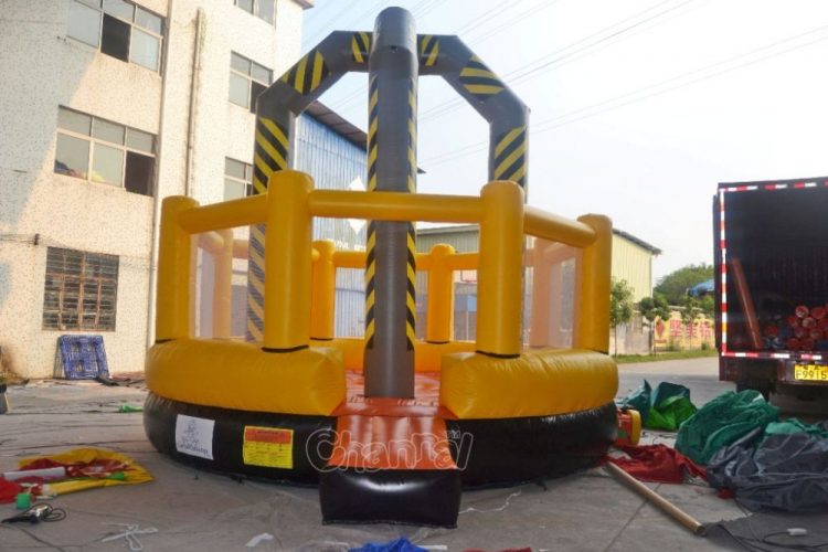 inflatable human demolition wrecking game