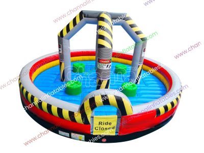 danger zone inflatable wrecking ball game