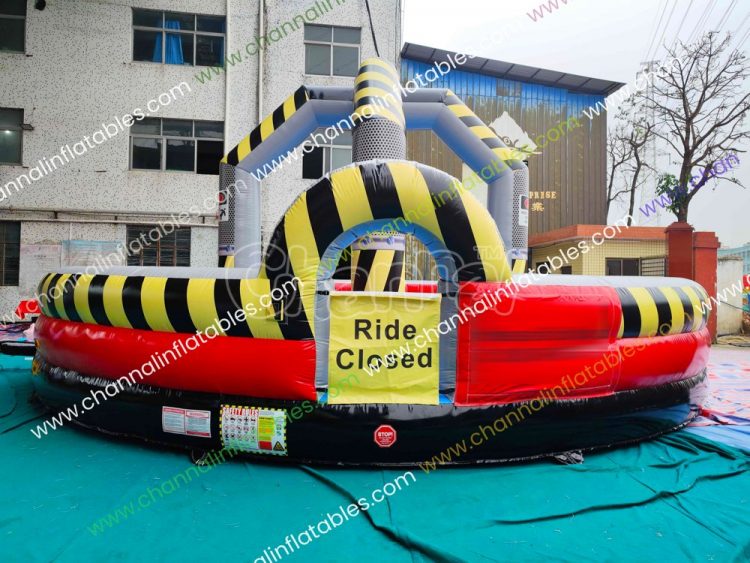 wrecking ball inflatable entrance